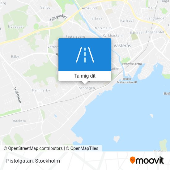 Pistolgatan karta