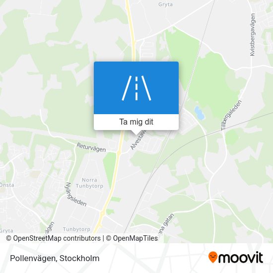 Pollenvägen karta