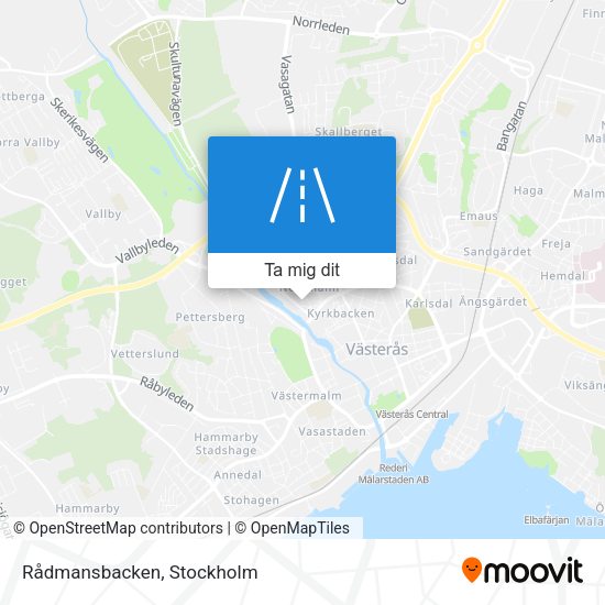Rådmansbacken karta