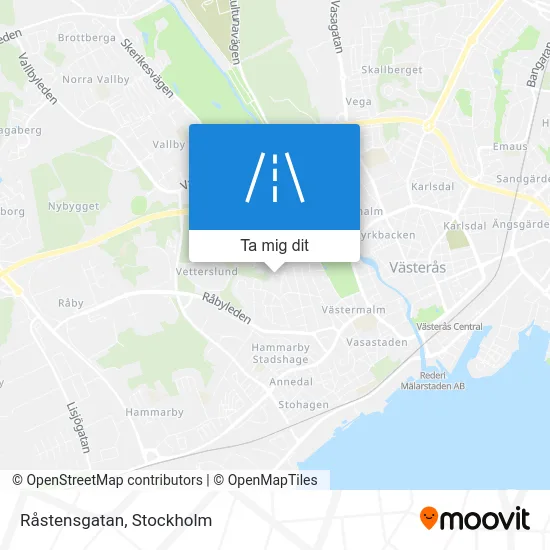 Råstensgatan karta