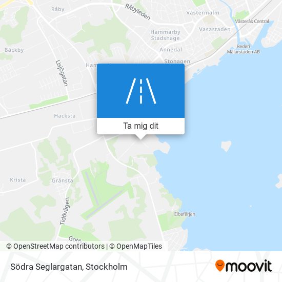 Södra Seglargatan karta