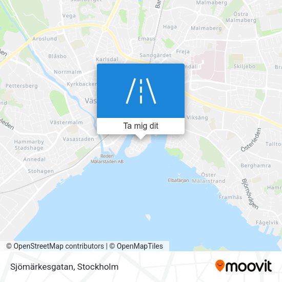 Sjömärkesgatan karta