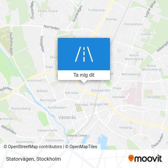 Statorvägen karta