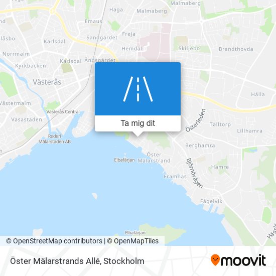 Öster Mälarstrands Allé karta