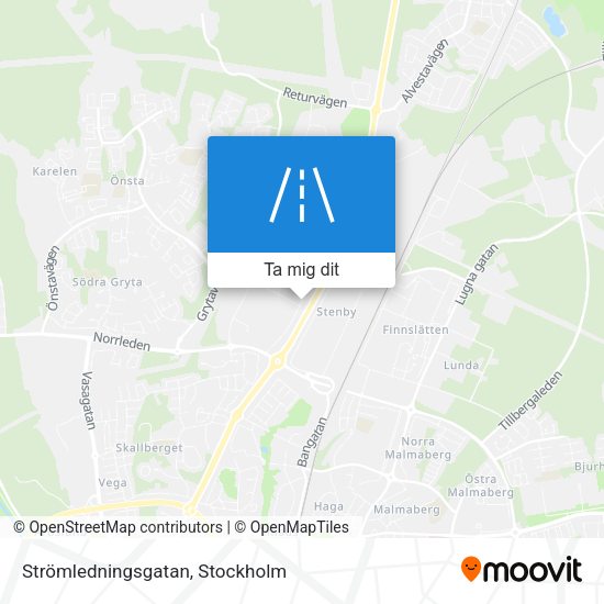 Strömledningsgatan karta