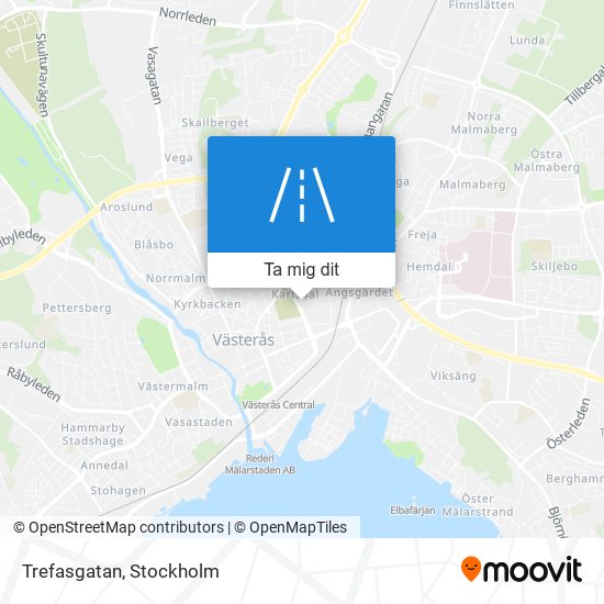 Trefasgatan karta