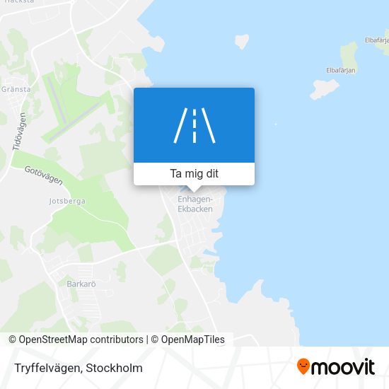 Tryffelvägen karta