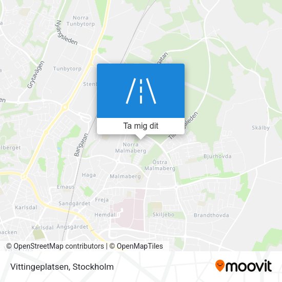 Vittingeplatsen karta