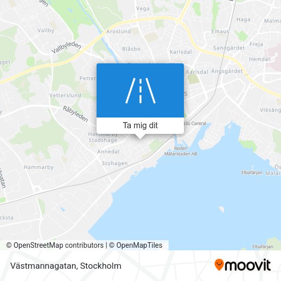 Västmannagatan karta