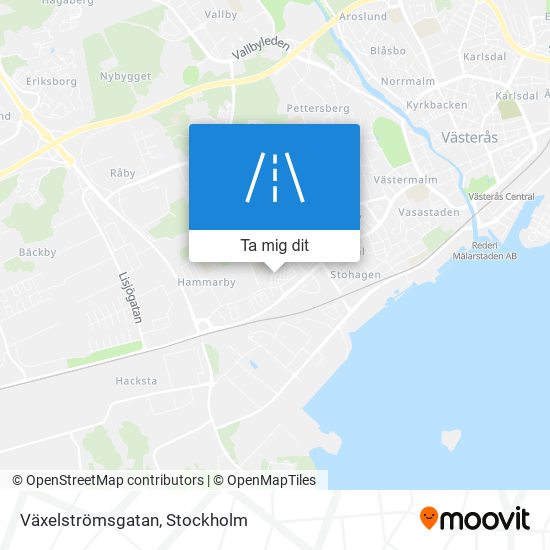 Växelströmsgatan karta