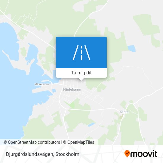 Djurgårdslundsvägen karta