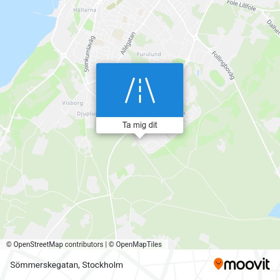 Sömmerskegatan karta