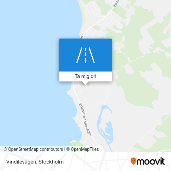 Vindilevägen karta