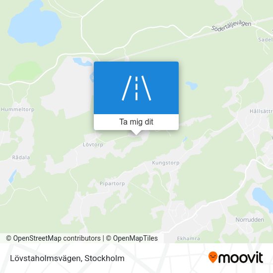 Lövstaholmsvägen karta
