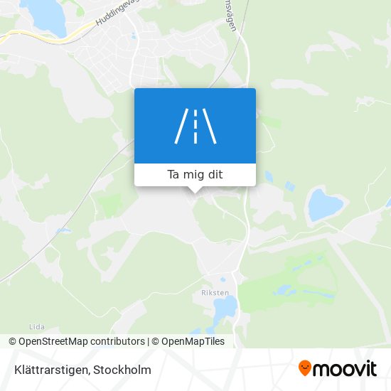 Klättrarstigen karta