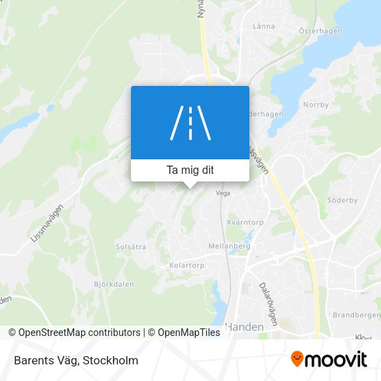Barents Väg karta