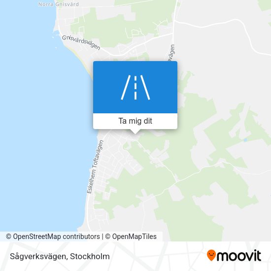 Sågverksvägen karta