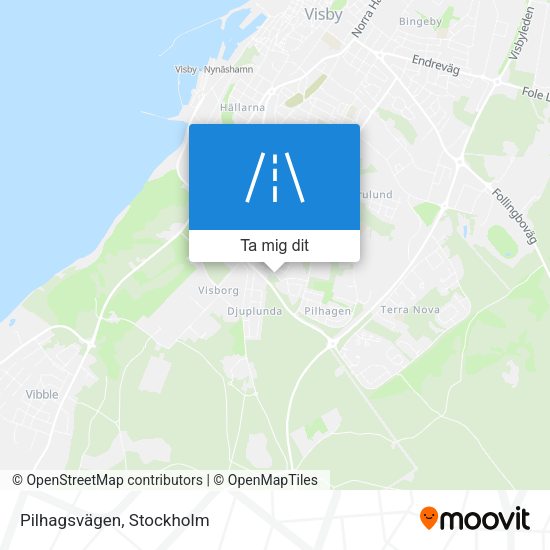 Pilhagsvägen karta