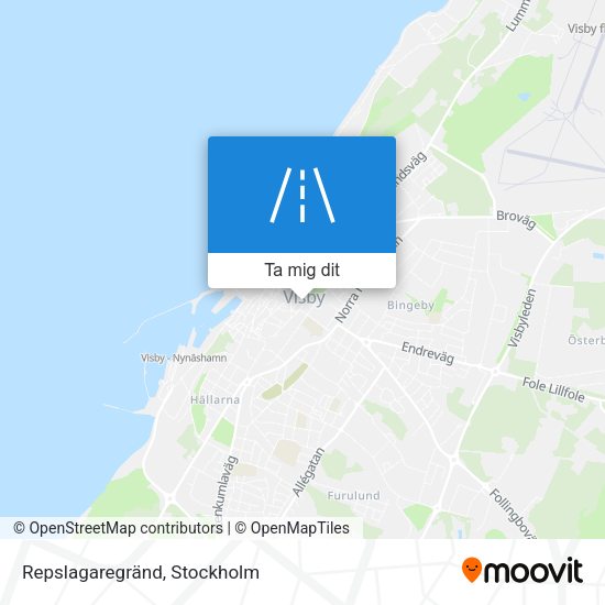 Repslagaregränd karta