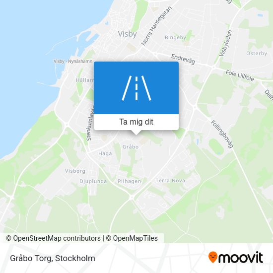 Gråbo Torg karta