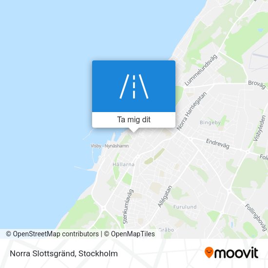 Norra Slottsgränd karta