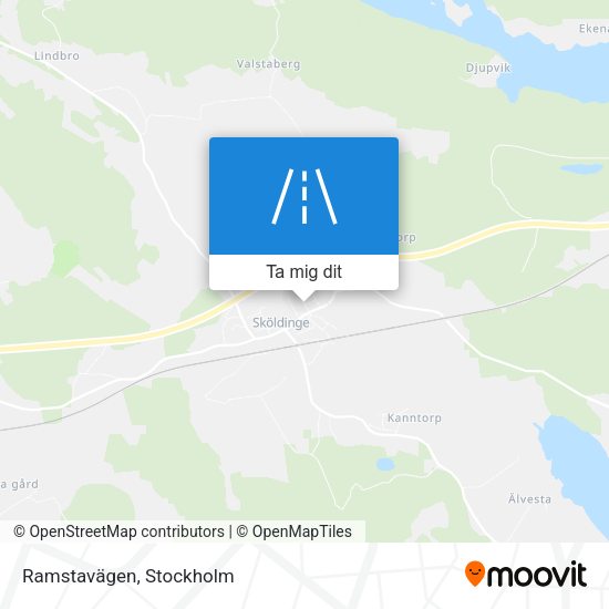 Ramstavägen karta
