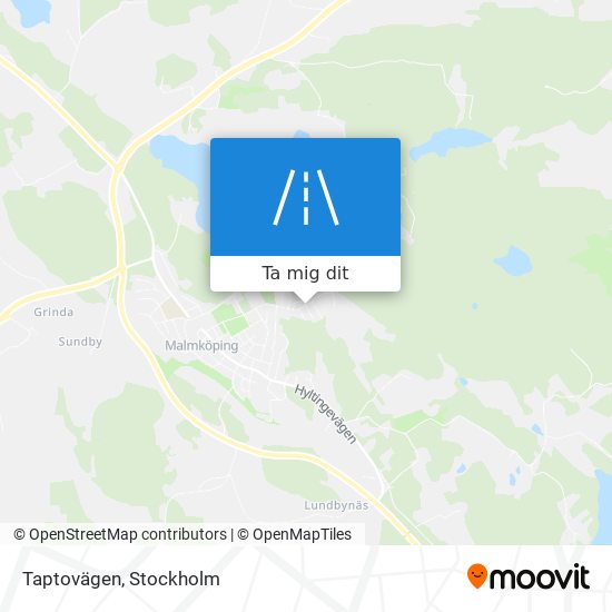 Taptovägen karta