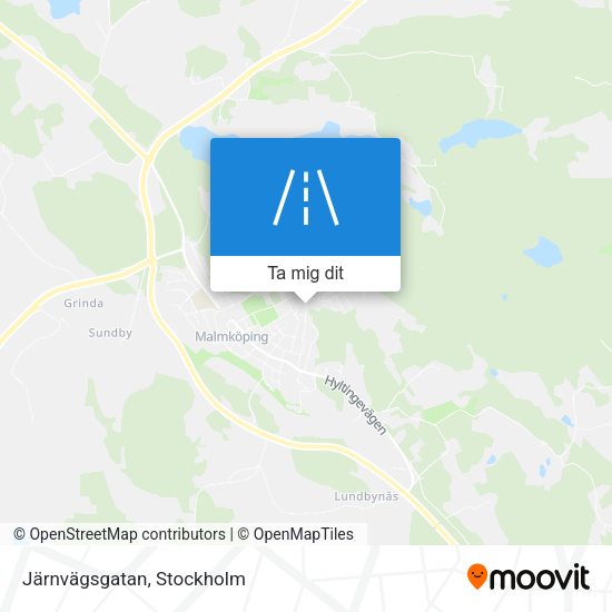 Järnvägsgatan karta