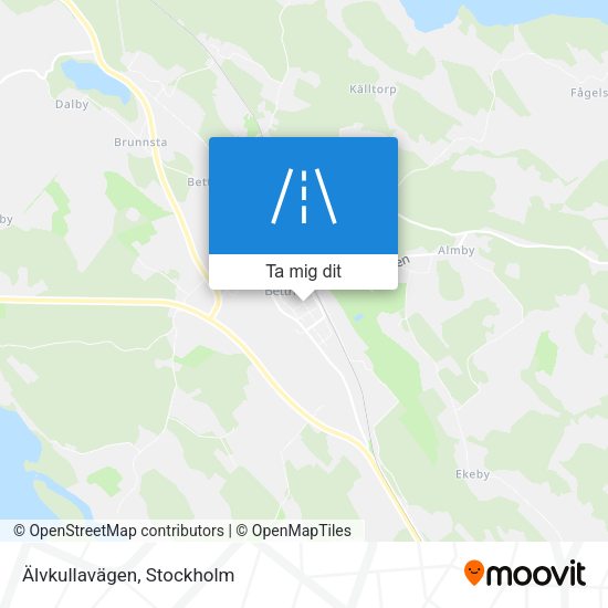 Älvkullavägen karta