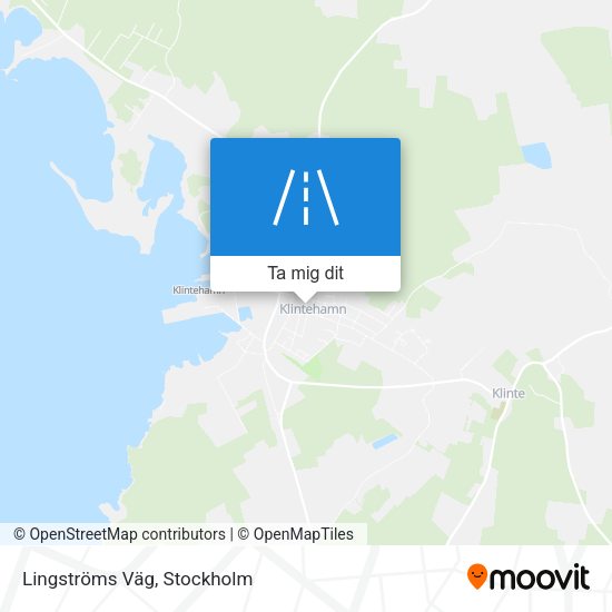 Lingströms Väg karta