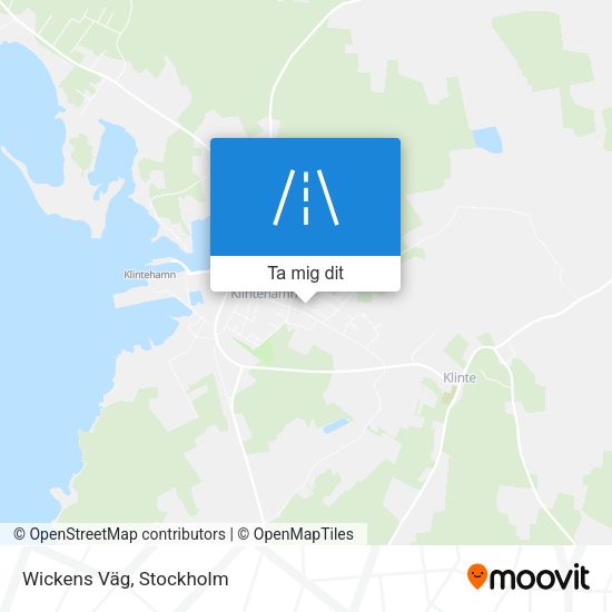 Wickens Väg karta