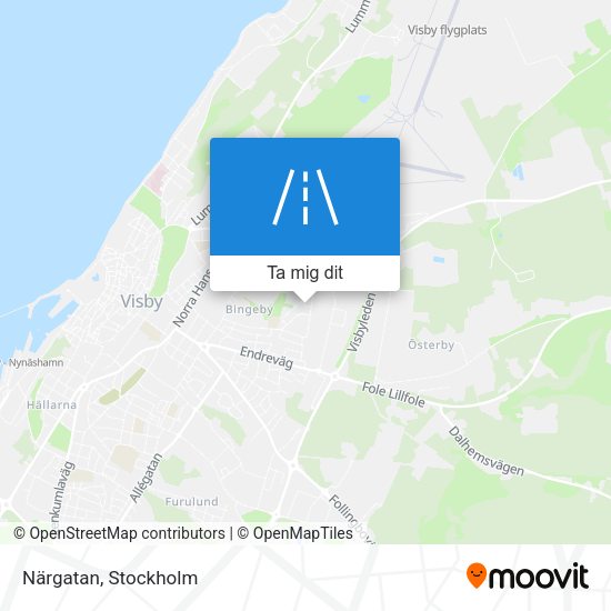 Närgatan karta