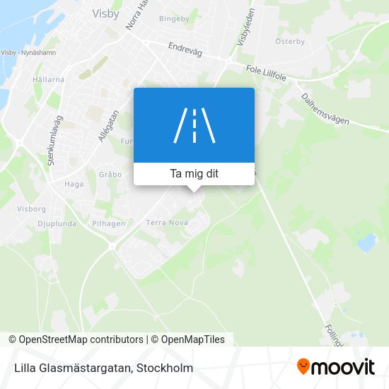 Lilla Glasmästargatan karta