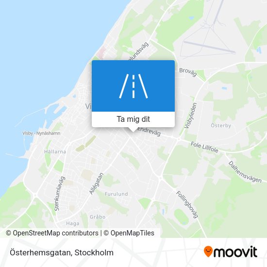 Österhemsgatan karta