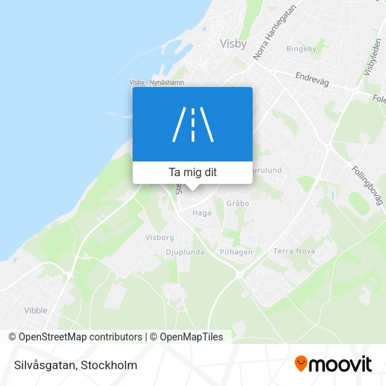 Silvåsgatan karta