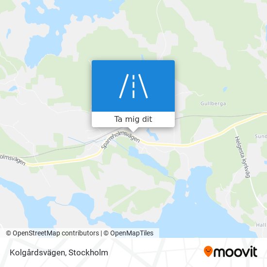 Kolgårdsvägen karta