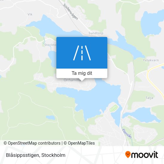 Blåsippsstigen karta
