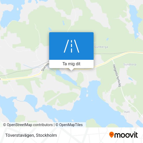 Töverstavägen karta