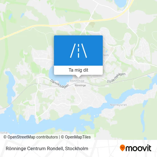 Rönninge Centrum Rondell karta