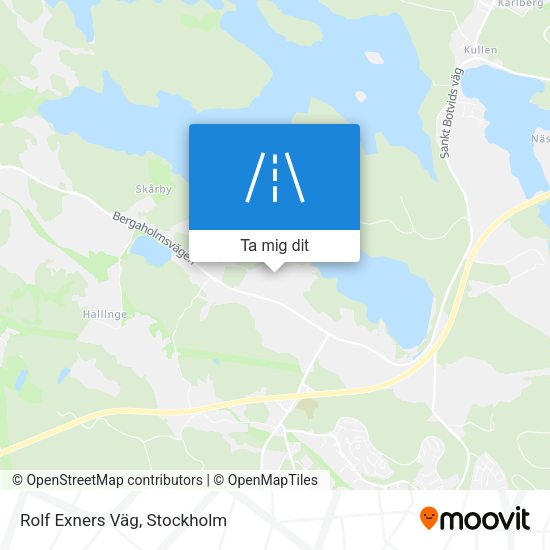 Rolf Exners Väg karta