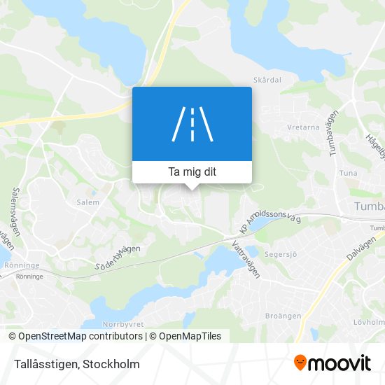 Tallåsstigen karta