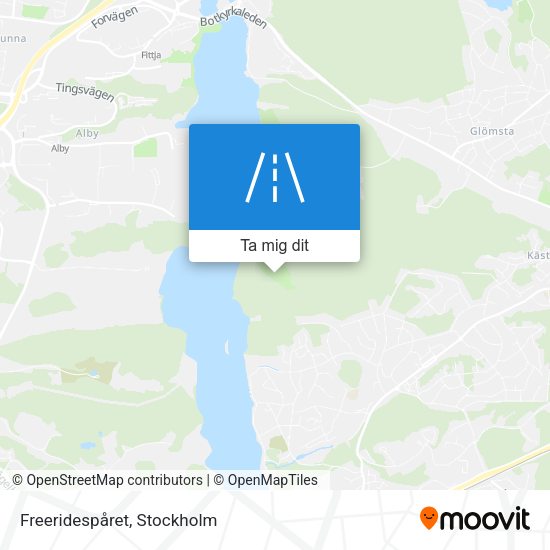 Freeridespåret karta