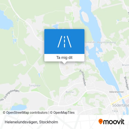 Helenelundsvägen karta