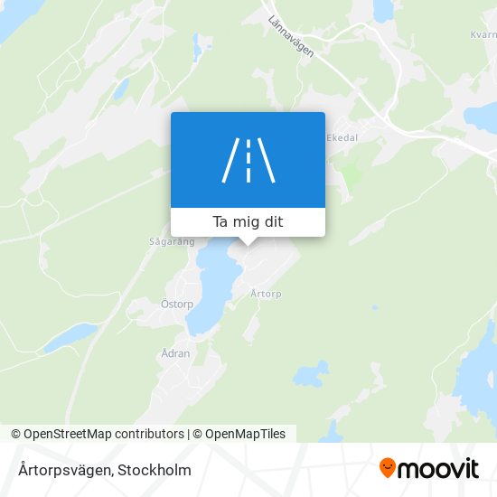 Årtorpsvägen karta