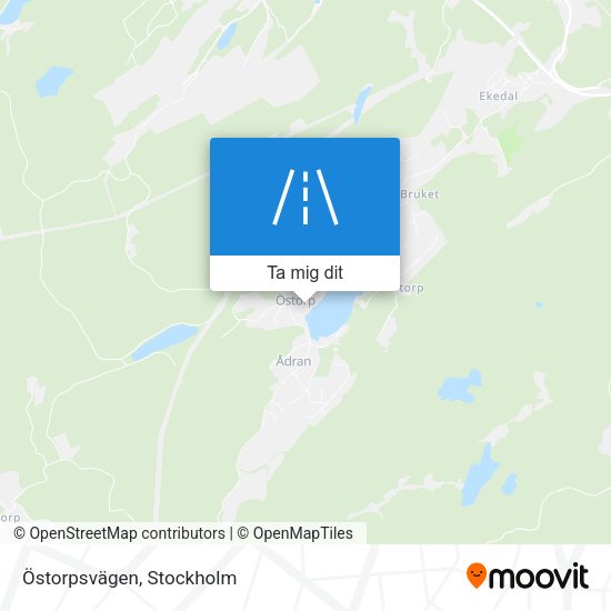 Östorpsvägen karta