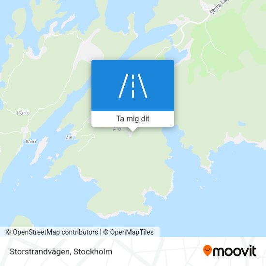 Storstrandvägen karta