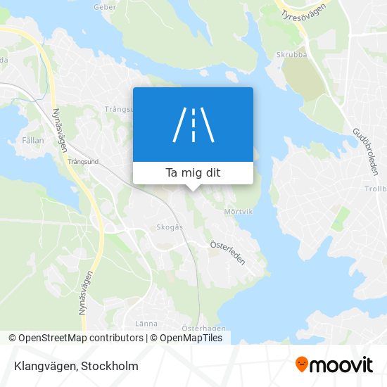 Klangvägen karta