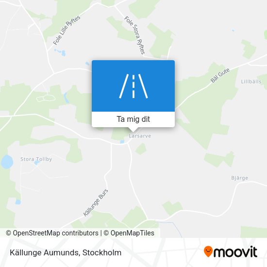 Källunge Aumunds karta