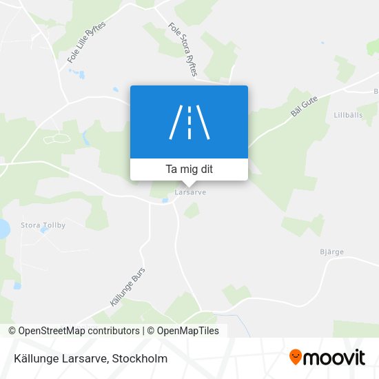 Källunge Larsarve karta