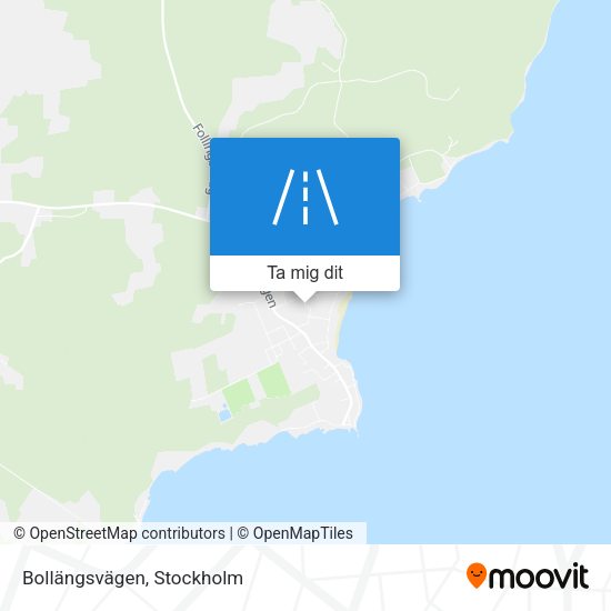 Bollängsvägen karta